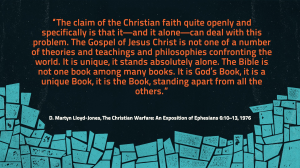 Lloyd-Jones Ephesians 6, 11